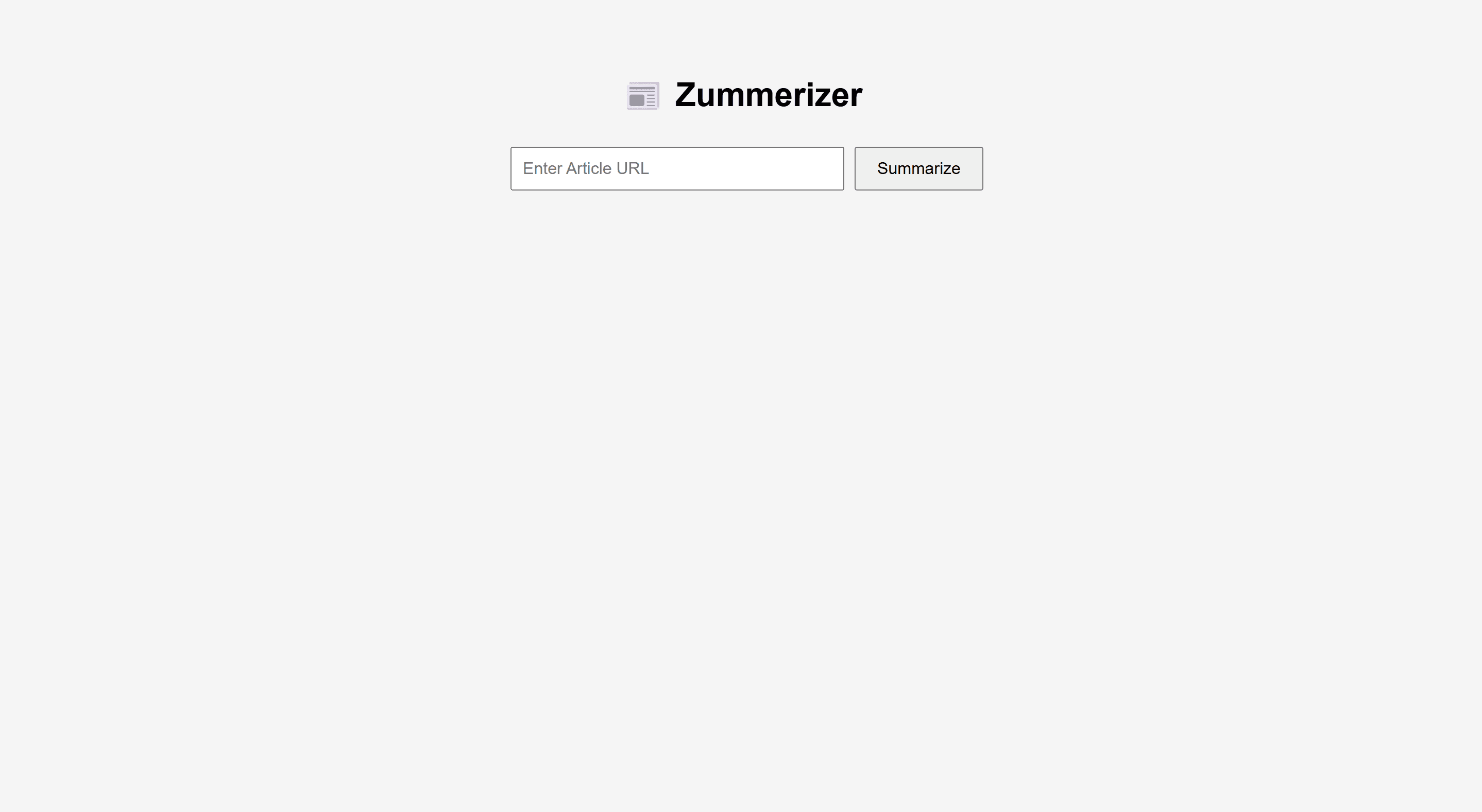 Zummerizer